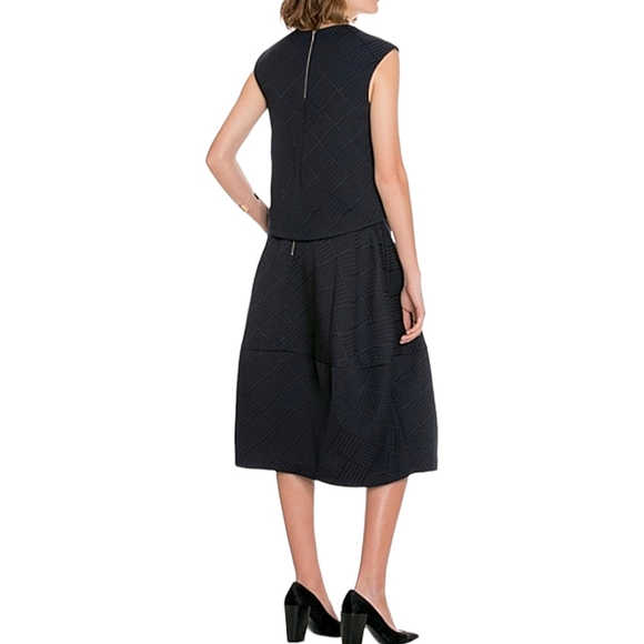 Country Road Navy Blue Textured Structured Crop Top Size L - Picture 12 of 12